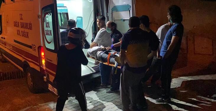 Rampa yukarı çıkarken motosikletten düşen kişi yaralandı