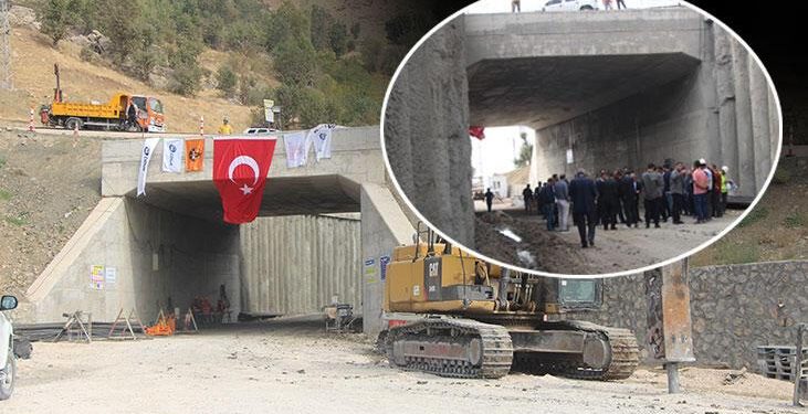 7 şehit verilen 200 kilometrelik yolun yapımına yeniden başlandı