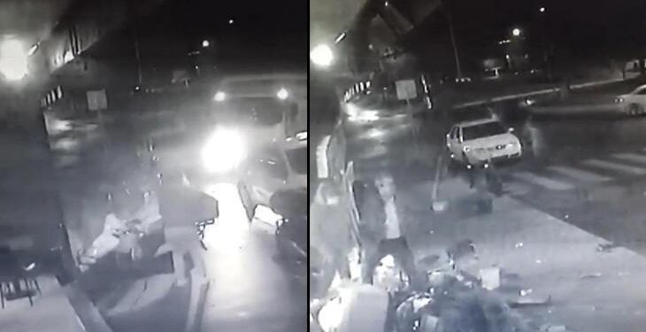 Ataşehir’de kamyonetin çarptığı doktor hayatını kaybetti, kaza anı anbean kaydedildi
