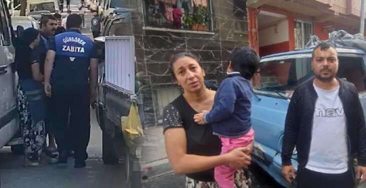 Güngören’de zabıta ekipleri seyyar satıcıya ailesinin yanında tokat attı